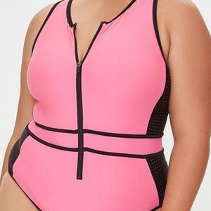 Hot Pink One-Piece Swim Suit